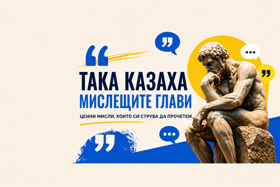 Интелектът е на ток. Разумът още е на наш гръб