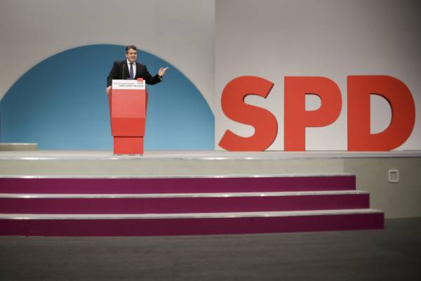 Преизбраха Зигмар Габриел за лидер на германските социалдемократи