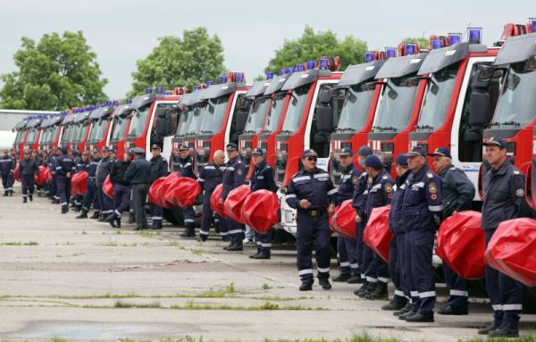Автобус горя край старата столица