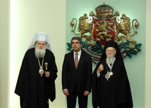Плевнелиев разкритикува Вселенският патриарх Вартоломей