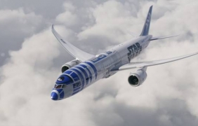 Японски самолет заприлича на робота от „Междузвездни войни” R2-D2