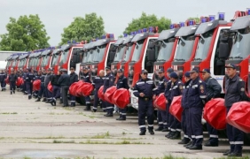 Автобус горя край старата столица