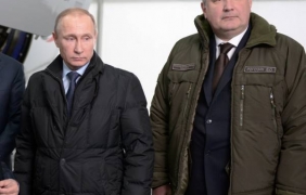 Вицепремиерът на Русия откри части от контейнери за боклук в новия украински танк