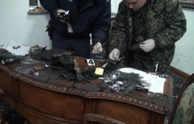Опит за убийство: Букет цветя се взриви в директорски офис в Киев [снимки + видео]