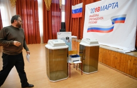 Русия гласува на годишнината от анексията на Крим